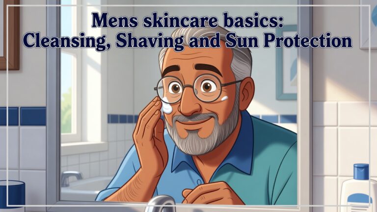 Mens skincare basics: Cleansing, Shaving and Sun Protection