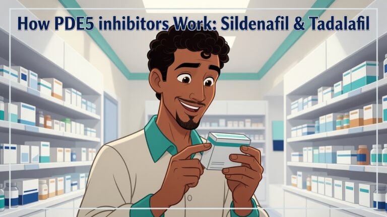 How PDE5 inhibitors Work: Sildenafil & Tadalafil